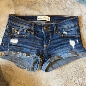 Abercrombie kids girls jean shorts size 12